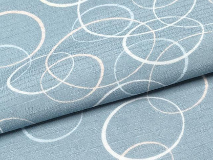 平和屋着物＊夏物 小紋 絽 水玉 洗える着物 CABF2492tx