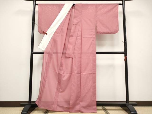 平和屋着物＊夏物　色無地　絽　桃色　洗える着物　CABF2499tx 平和屋着物＊夏物 色無地 絽 桃色 洗える着物 CABF2499tx