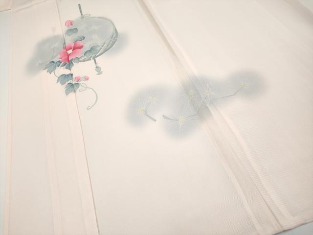 平和屋着物＊夏物 訪問着 絽 蔦の葉花文 暈し染め 正絹 逸品 CABF2512tx