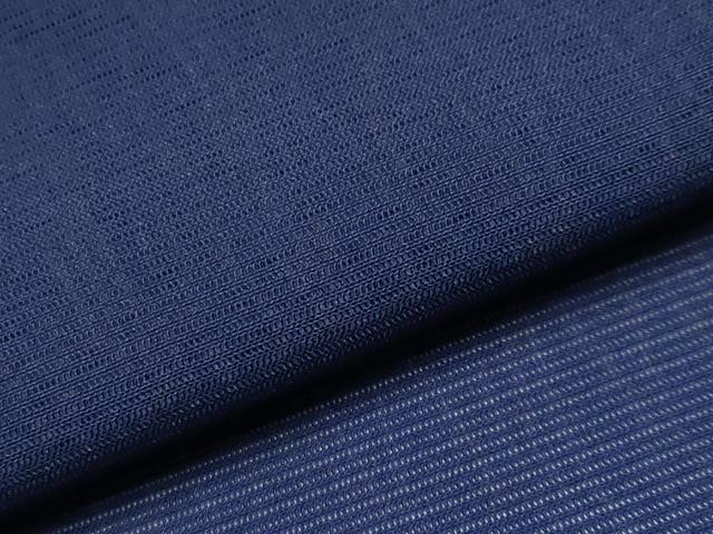 平和屋着物＊夏物 色無地 絽 濃紺地 正絹 逸品 CABF2514tx