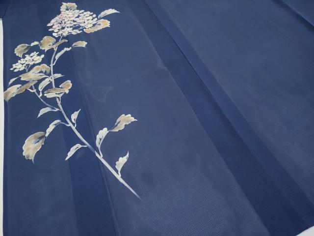 平和屋着物＊夏物 訪問着 作家物 絽 紫陽花 正絹 逸品 未使用 CABF2517tx