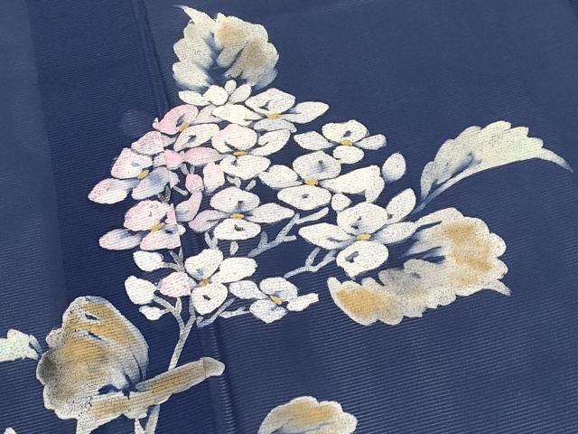 平和屋着物＊夏物 訪問着 作家物 絽 紫陽花 正絹 逸品 未使用 CABF2517tx