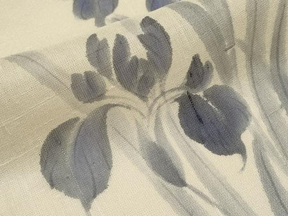 平和屋着物＊夏物 訪問着 紗紬 作家物 手描き 杜若 正絹 逸品 CABF2521tx