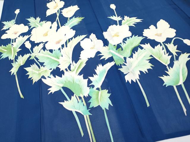 平和屋着物＊夏物 訪問着 絽 草花文 正絹 逸品 未使用 CABF2523tx