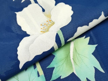 平和屋着物＊夏物 訪問着 絽 草花文 正絹 逸品 未使用 CABF2523tx