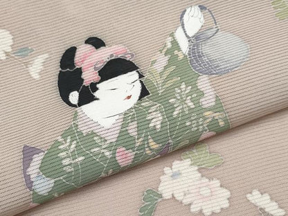 平和屋着物＊夏物 訪問着 絽 童子遊び 正絹 逸品 CABF2527tx