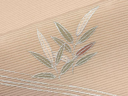 平和屋着物＊夏物 訪問着 絽 流水枝花文 暈し染め 銀彩 正絹 逸品 CABF2535tx