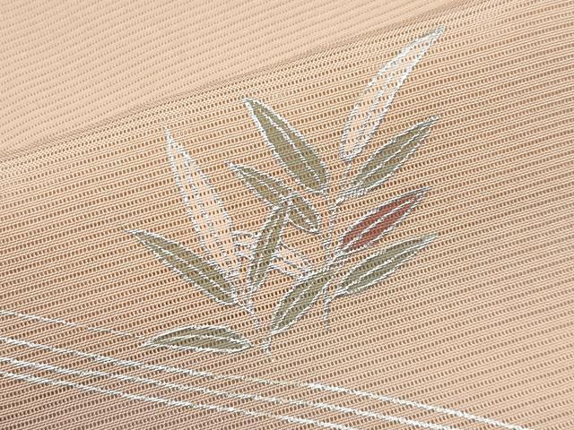 平和屋着物＊夏物 訪問着 絽 流水枝花文 暈し染め 銀彩 正絹 逸品 CABF2535tx