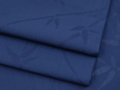 平和屋着物＊夏物 色無地 絽縮緬 笹竹紋紗 紺青色 正絹 逸品 CABF2536tx