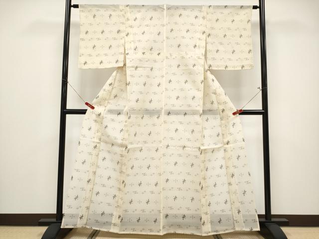 平和屋着物＊夏物　本場琉球絣　夏琉球　正絹　逸品　CABF2609tx