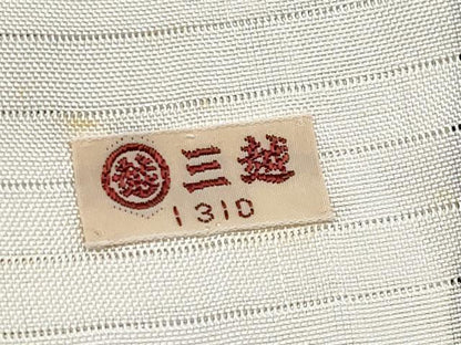 平和屋着物＊夏物 本塩沢 夏塩沢 110亀甲 菱繋 黒地 三越扱い 正絹 逸品 CABF2611tx