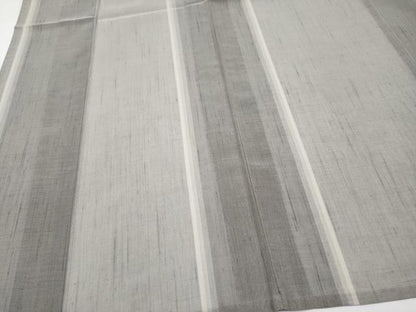 平和屋着物＊夏物 紗紬 間道 正絹 逸品 未使用 CABF2614tx