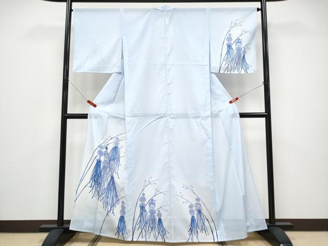 平和屋着物＊夏物 訪問着 絽 薬玉 暈し染め 洗える着物 CABF2617tx