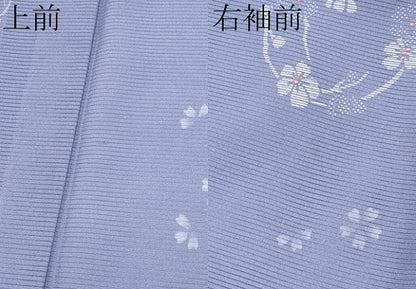 平和屋着物＊夏物 小紋 絽 花丸文 洗える着物 CABF2619tx