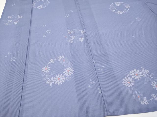 平和屋着物＊夏物 小紋 絽 花丸文 洗える着物 CABF2619tx