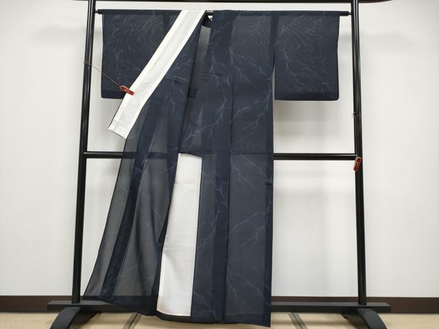 平和屋着物＊夏物 本場大島紬 夏大島 枝葉文 証紙付き 正絹 逸品 CABF2660tx