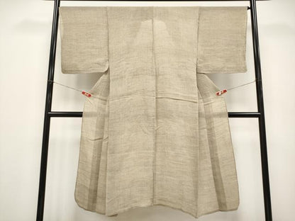 平和屋着物＊夏物 男性 上布 十字絣 麻 逸品 CABF2679tx