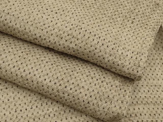平和屋着物＊夏物 男性 上布 十字絣 麻 逸品 CABF2679tx