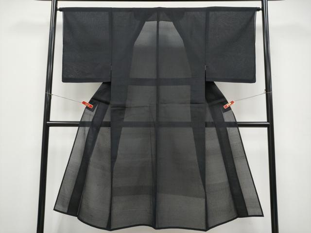 平和屋着物＊夏物 男性 紗紬 縞 正絹 逸品 CABF2687tx