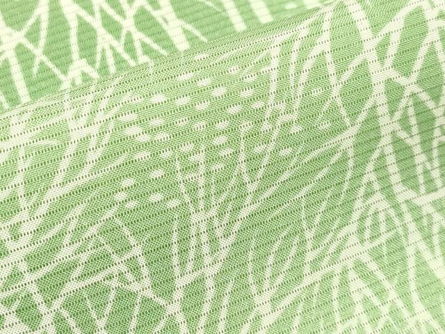 平和屋着物＊夏物　小紋　絽　ロング丈　樹林文　暈し染め　正絹　逸品　CABF2689tx