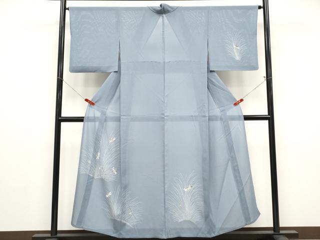 平和屋着物＊夏物 訪問着 絽 蛍 銀彩 正絹 逸品 CABF2698tx
