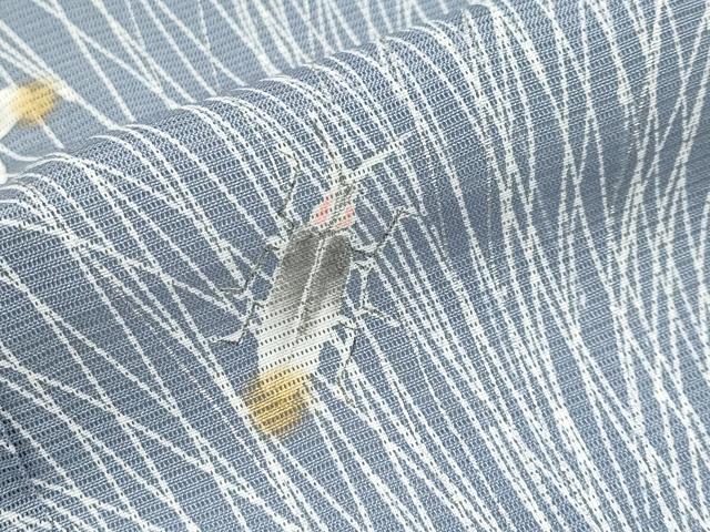 平和屋着物＊夏物 訪問着 絽 蛍 銀彩 正絹 逸品 CABF2698tx