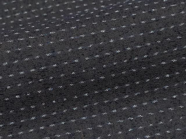 平和屋着物＊夏物 男性 お召 横段文 正絹 逸品 CABF2700tx