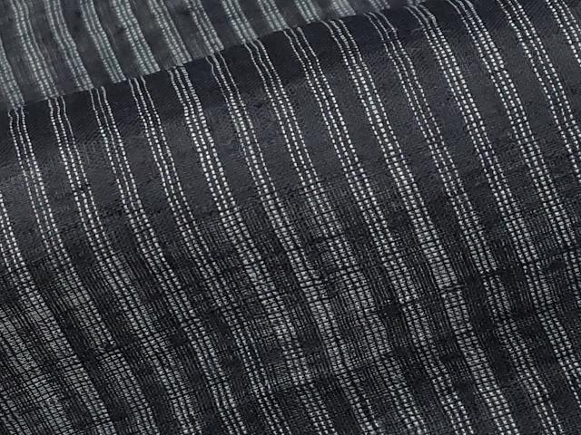 平和屋着物＊夏物 男性 上布 縞 麻 逸品 CABF2702tx