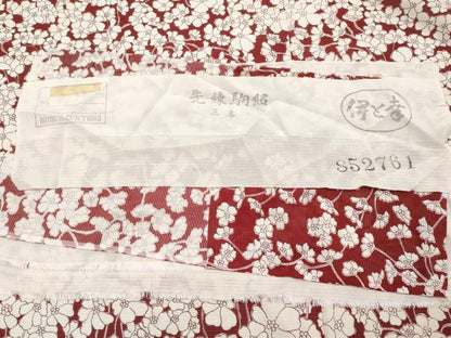 平和屋着物＊夏物 訪問着 絽 枝花文 伊と幸 反端付き 正絹 逸品 CABF2705tx