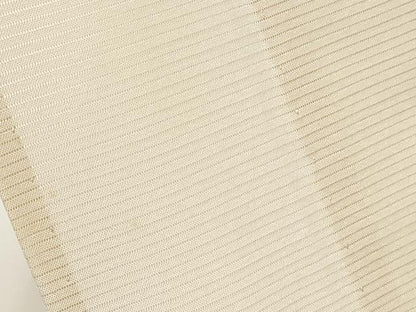 平和屋着物＊夏物 色無地 絽 丁子色 正絹 逸品 CABF2707tx