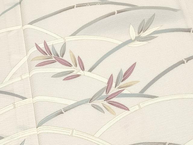 平和屋着物＊夏物 訪問着 絽 笹花文 正絹 逸品 CABF2709tx