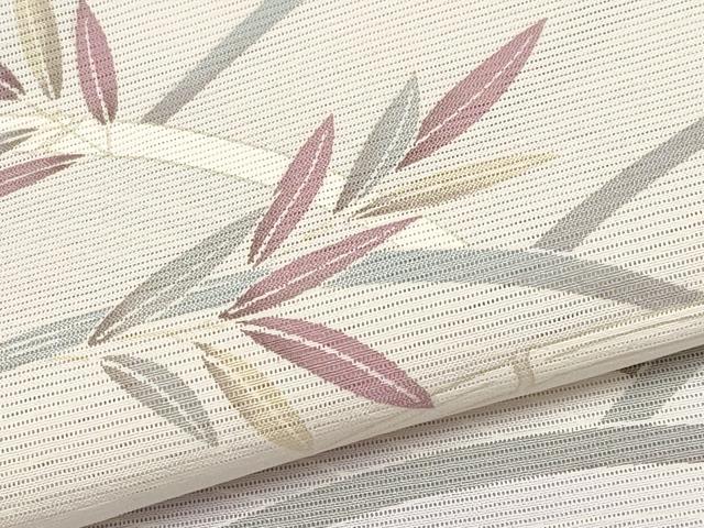 平和屋着物＊夏物 訪問着 絽 笹花文 正絹 逸品 CABF2709tx