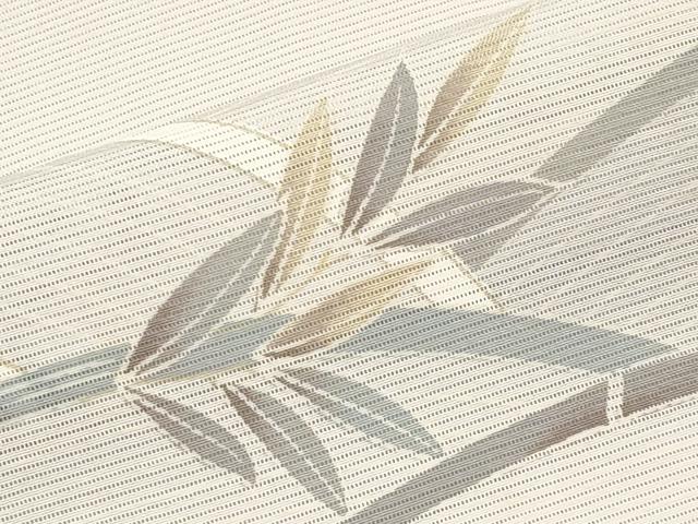 平和屋着物＊夏物 訪問着 絽 笹花文 正絹 逸品 CABF2709tx