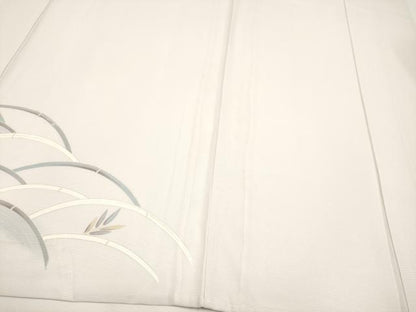 平和屋着物＊夏物 訪問着 絽 笹花文 正絹 逸品 CABF2709tx