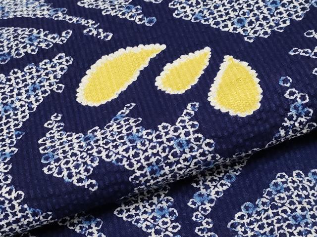 平和屋着物∴夏物 浴衣 乱菊 リップル生地 綿 逸品 CABF2728tx