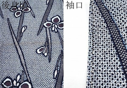 平和屋着物∴夏物 浴衣 杜若 リップル生地 綿 逸品 CABF2733tx