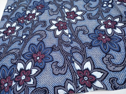 平和屋着物∴夏物 浴衣 花唐草文 リップル生地 綿 逸品 CABF2736tx