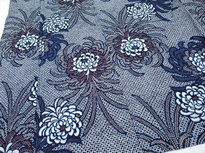 平和屋着物∴夏物　浴衣　乱菊　リップル生地　綿　逸品　CABF2743tx
