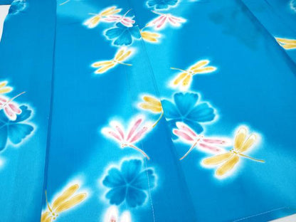 平和屋着物∴夏物 浴衣 世界的ファッションデザイナー 山本寛斎 kansaiブランド トンボ 暈し染め 日本製 綿 逸品 CABF2745tx