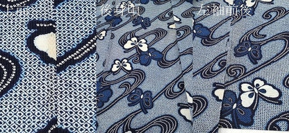 平和屋着物∴夏物 浴衣 舞蝶文 リップル生地 綿 逸品 CABF2761tx