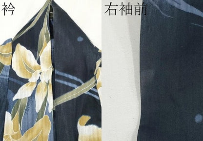 平和屋着物∴夏物 浴衣 杜若 綿 逸品 CABF2762tx