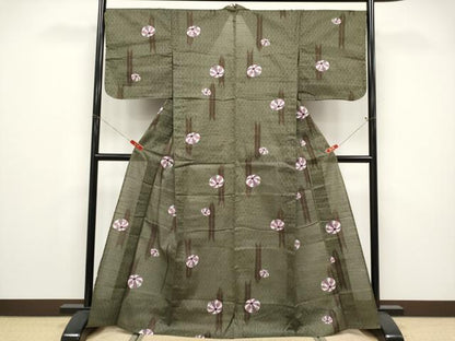 平和屋着物∴夏物 浴衣 番傘 綿 逸品 未使用 CABF2763tx