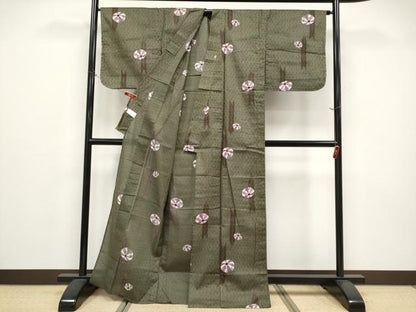 平和屋着物∴夏物 浴衣 番傘 綿 逸品 未使用 CABF2763tx