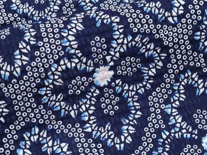 平和屋着物∴夏物 浴衣 花菱文 リップル生地 綿 逸品 CABF2766tx