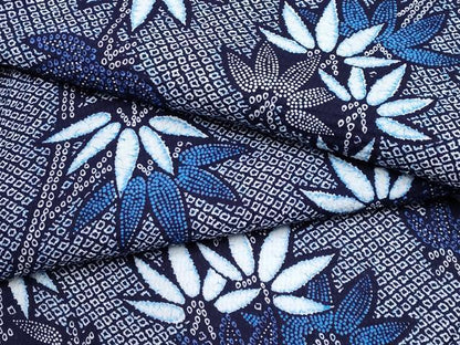 平和屋着物∴夏物 浴衣 笹竹文 リップル生地 綿 逸品 CABF2767tx