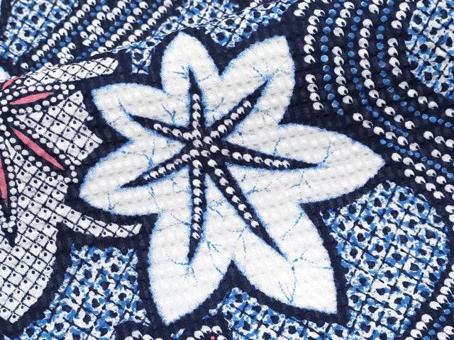 平和屋着物∴夏物 浴衣 竜田川 リップル生地 綿 逸品 CABF2768tx