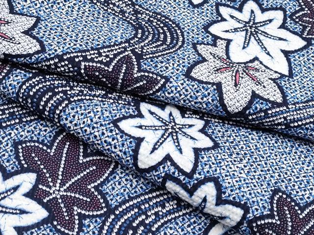 平和屋着物∴夏物 浴衣 竜田川 リップル生地 綿 逸品 CABF2768tx
