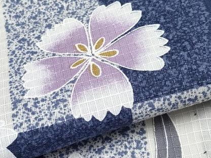 平和屋着物∴夏物 浴衣 綿紅梅 舞花文 綿 逸品 CABF2769tx