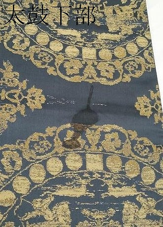 平和屋着物●西陣　紫鉱謹製　六通柄袋帯　狩猟文　正絹　逸品　CABF2773tx