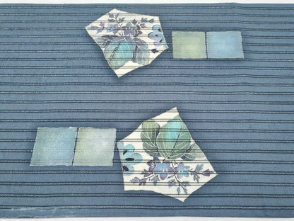 平和屋着物●太鼓柄袋帯　作家物　紬地　桐花文　金彩　正絹　逸品　CABF2775tx